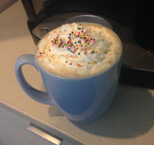 keurig mocha with whipped cream