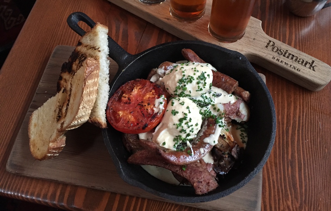 Postmark Ale Sausage Skillet at The Belgard Kitchen