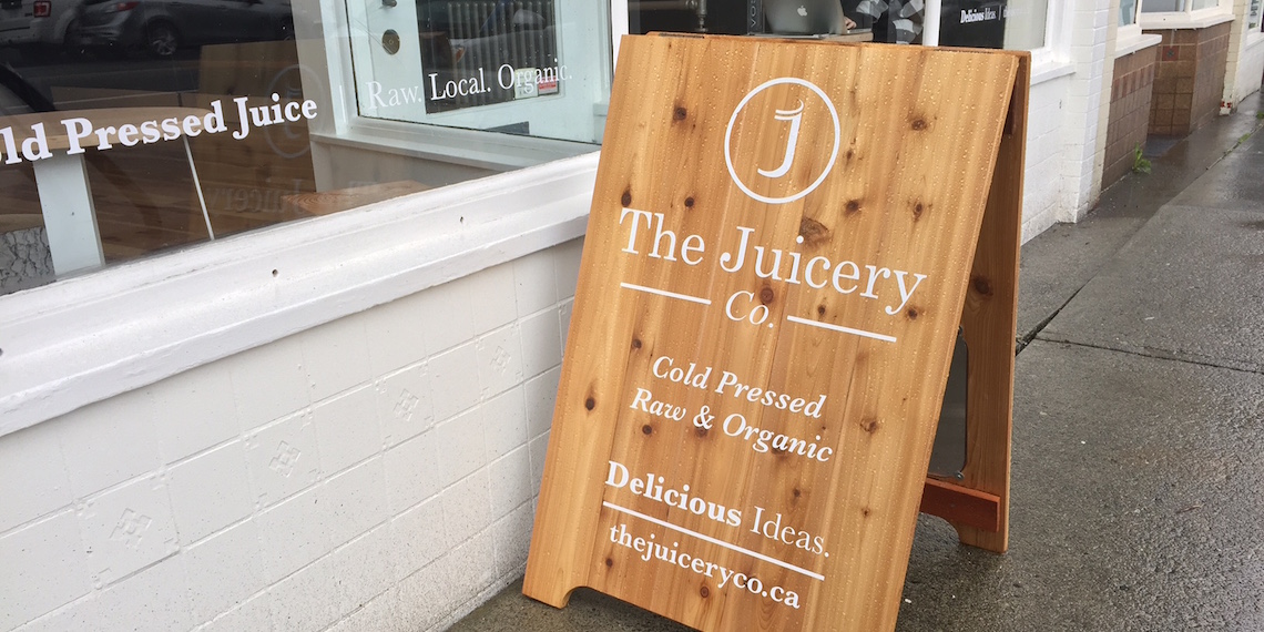 the juicery co kitsilano sign 2