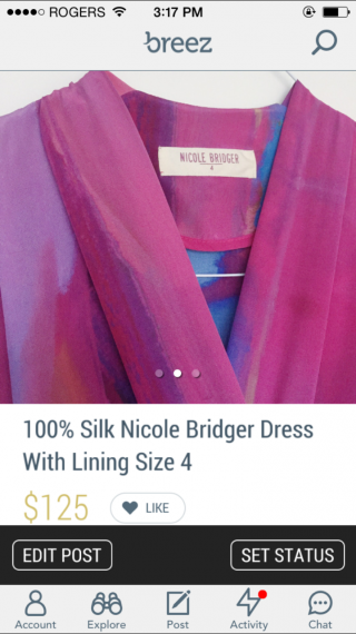 100% Silk Nicole Bridger Dress With Lining (Size 4)