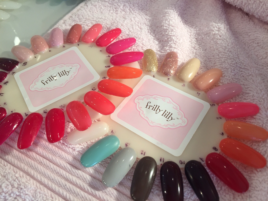 frilly lilly nail colours