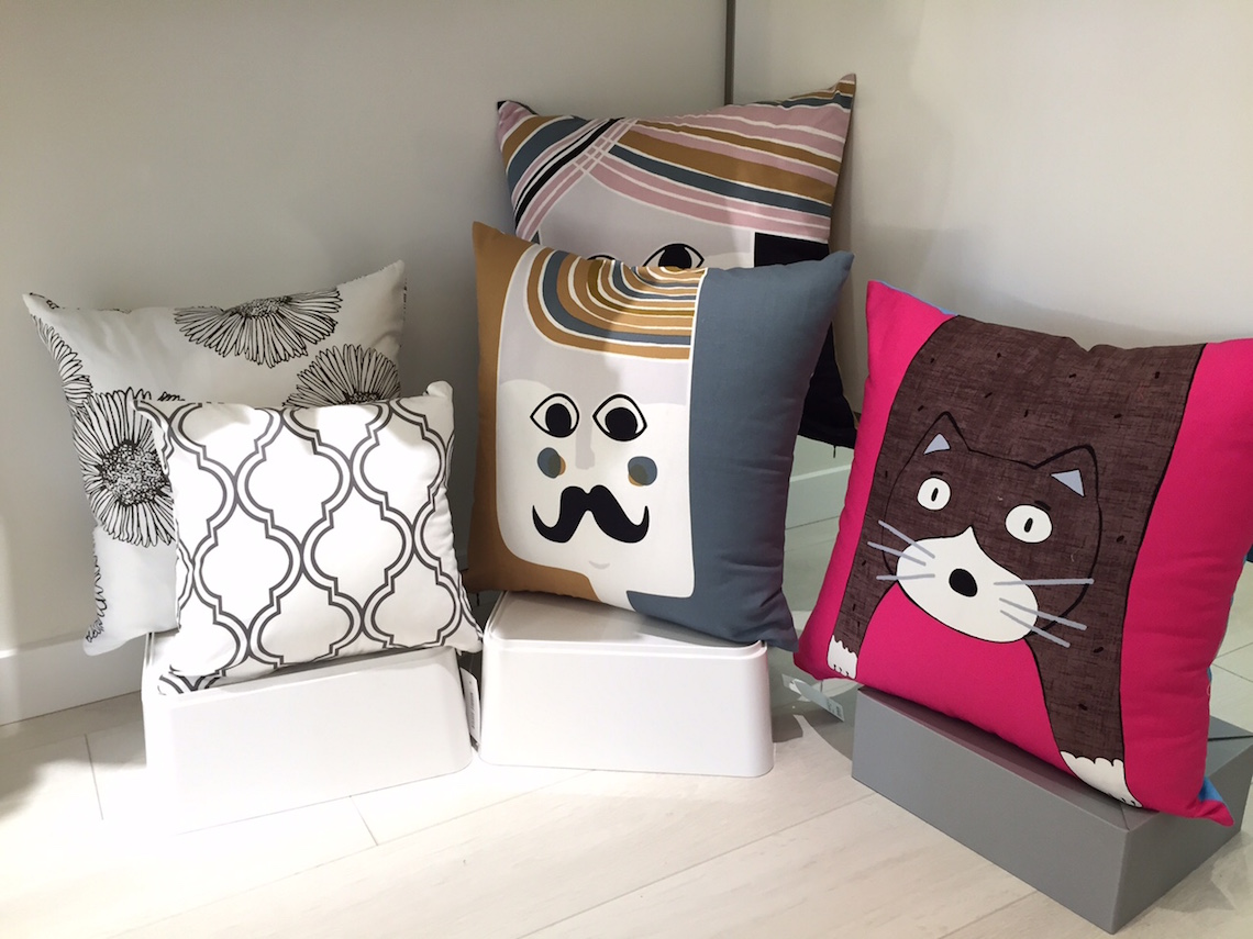 Home Cushions with Textiles and Designs from Korea