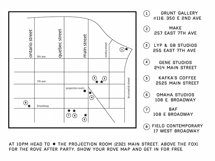 ROVE Mount Pleasant map