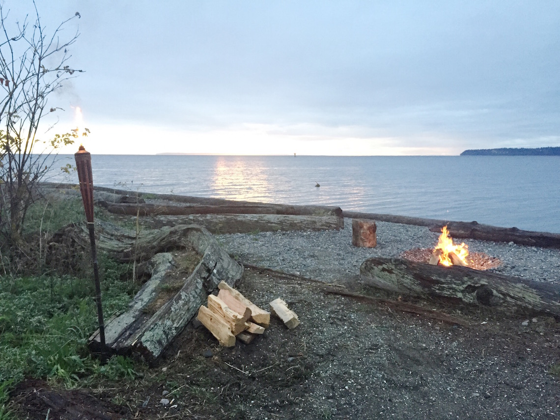 Nightly Sunset Beach Bonfire