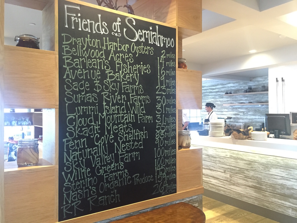 Preferred Suppliers at Semiahmoo Resort's Pierside Kitchen