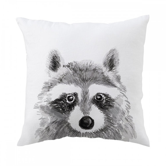 triple studio vancouver racoon pillow