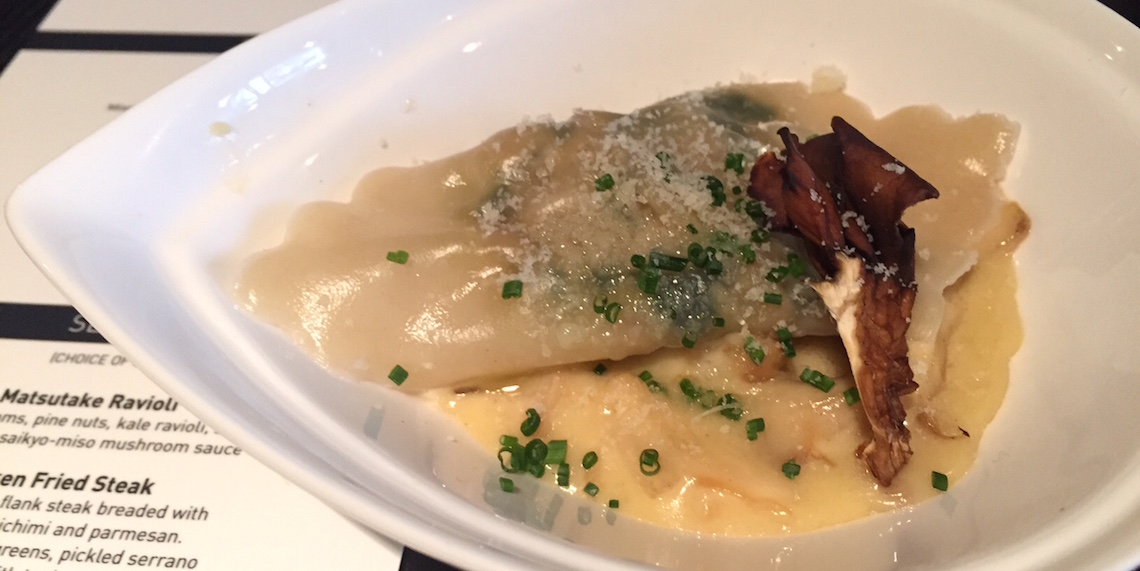 taste of yaletown 2015 hapa izakaya matsutake ravioli