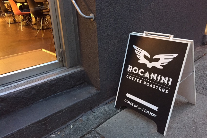 Rocanini Coffee Roasters: 863 Beatty St in Yaletown