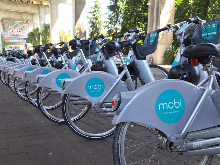 mobi bike sharing program vancouver