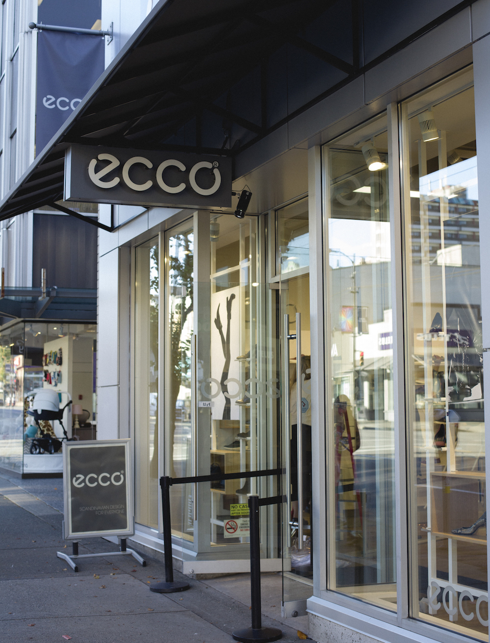 Ecco Vancouver South Granville Storefront