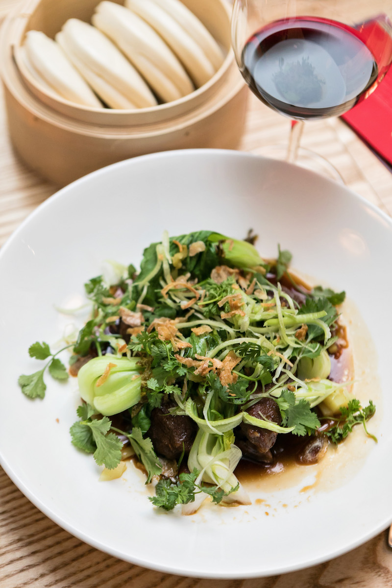 Fat Mao Braised Pork Cheek Paired with 2014 Red Rooster Reserve Malbec