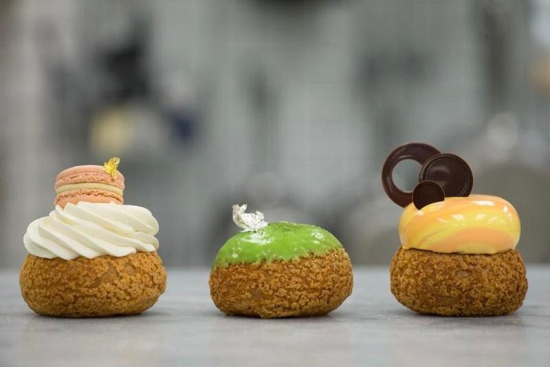 BETA5 Cream Puffs: Mango Bubble Tea, Strawberry Jasmine and Matcha