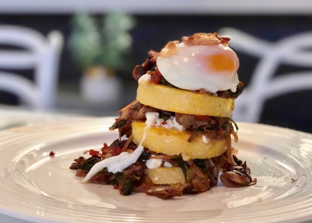 vegetarian polenta stack recipe