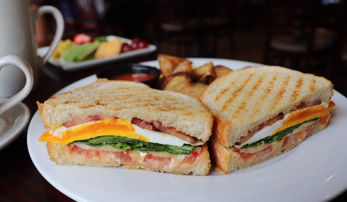 The Breakfast BLT Sandwich at Brambles Bistro