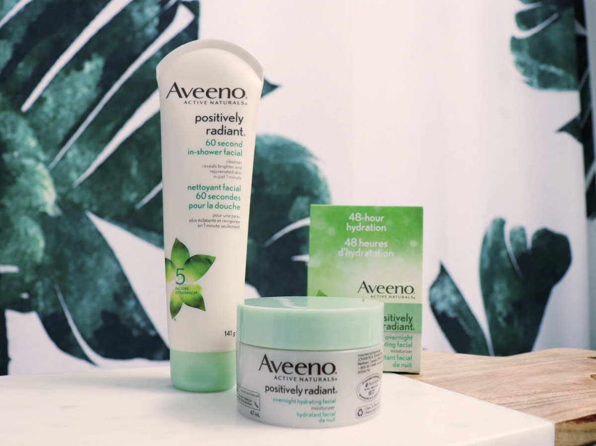 Aveeno In Shower Facial and Overnight Mask