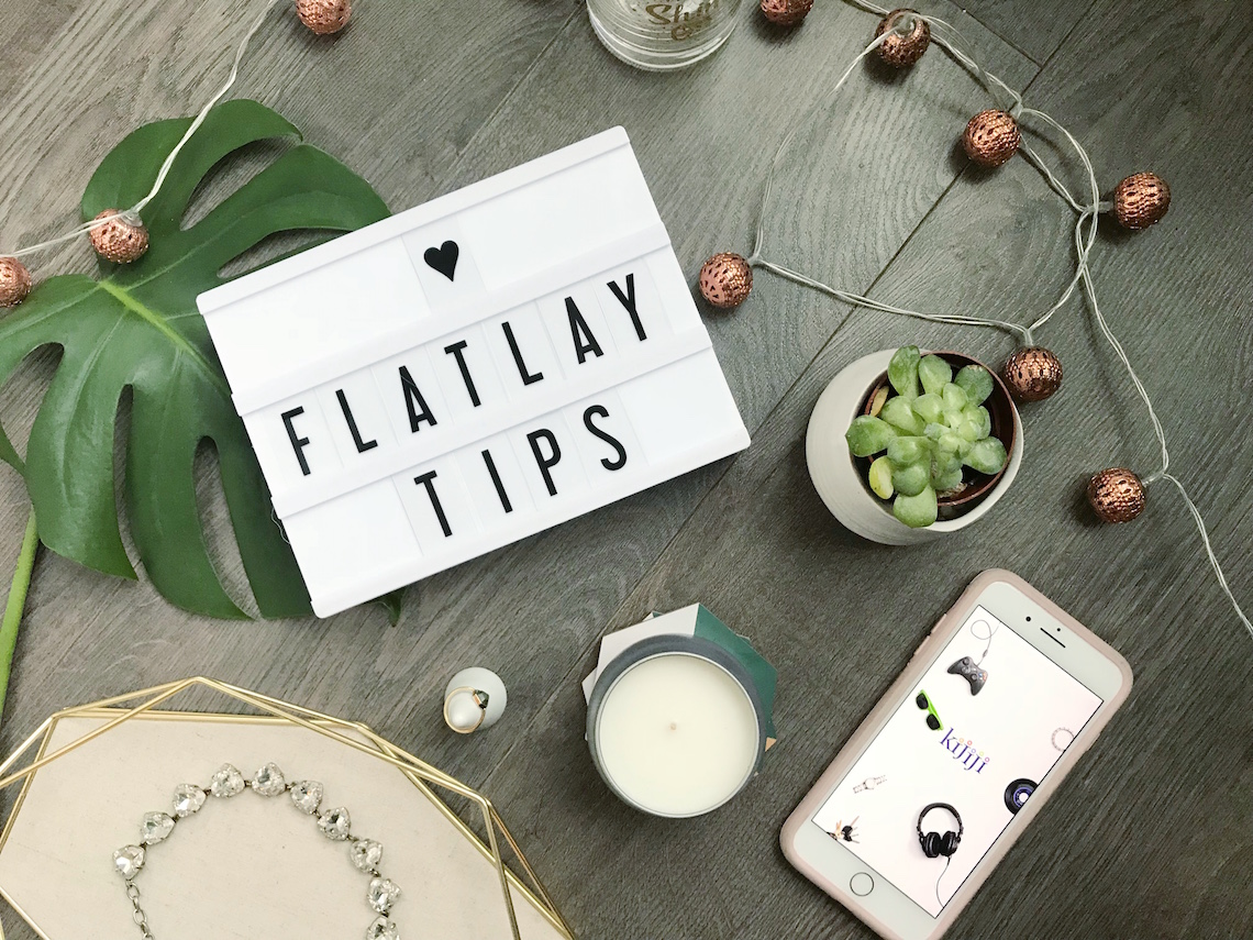 flat lay photography tips