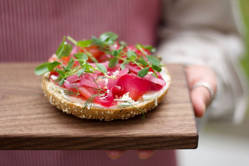 Bel Cafe | House-Cured Salmon Bagel | Kitsilano