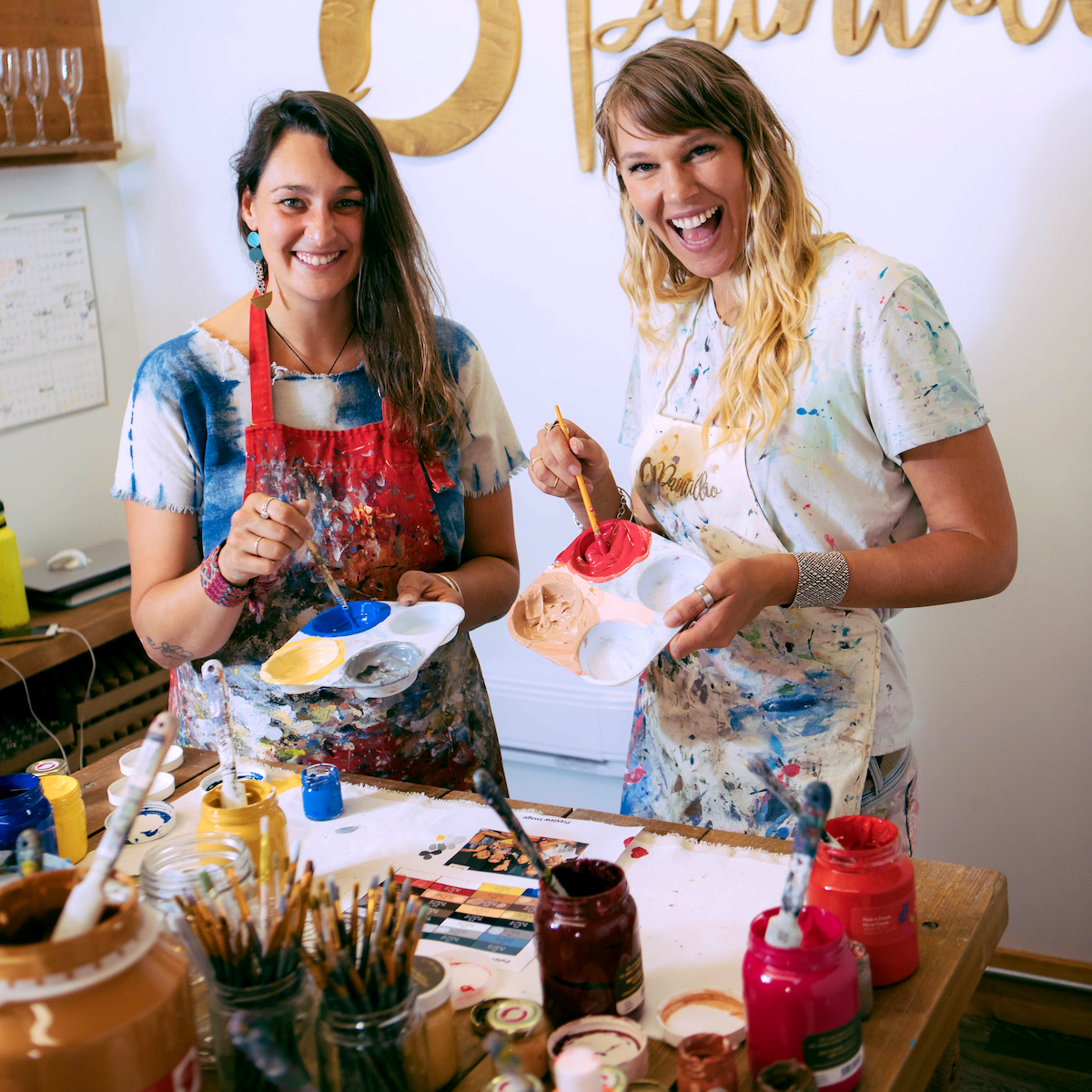 Paintillio Founders: Jess Devenport and Lyssa Kayra