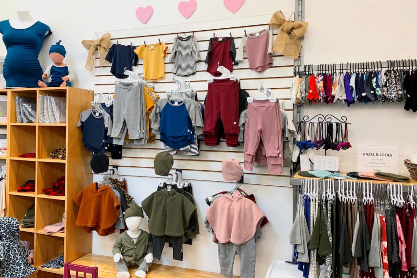 Made in Canada Kids Clothing at Hazel & Jools Maternity Wear Shop in Vancouver