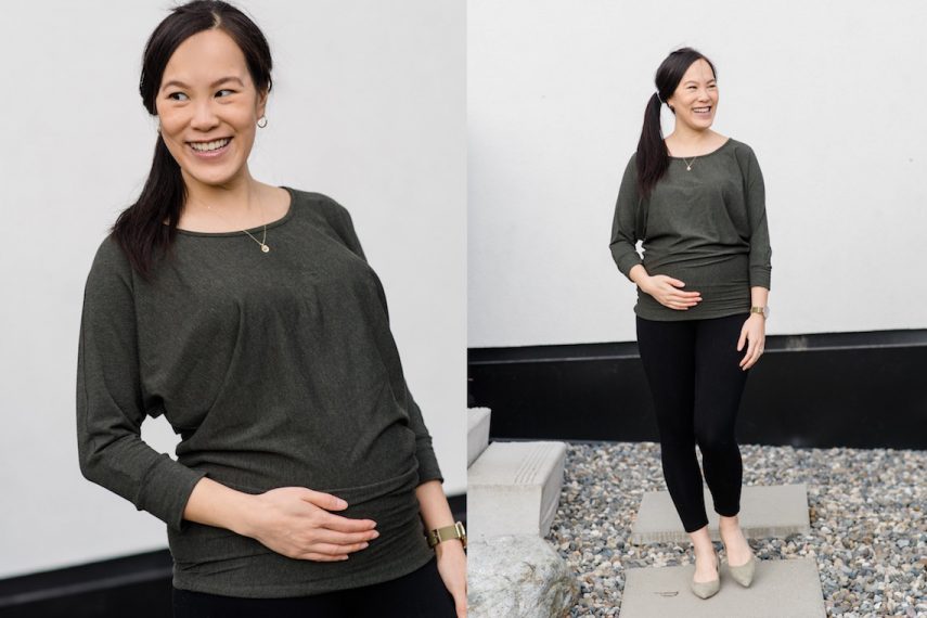 Hazel & Jools Green Maternity Top