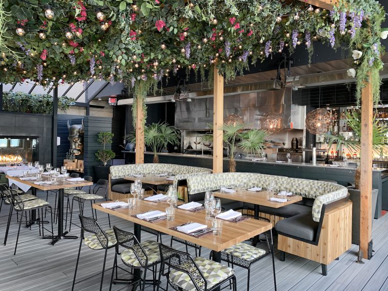 The Roof at Black+Blue Garden Patio in Downtown Vancouver