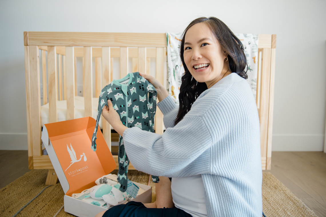 Unboxing the ZippyJames Quiet Fox Jammies in my Stork Post baby subscription box