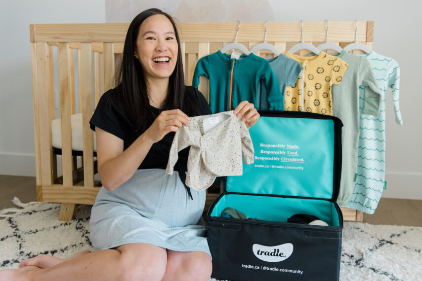 Unboxing Baby Clothing Delivery from Tradle