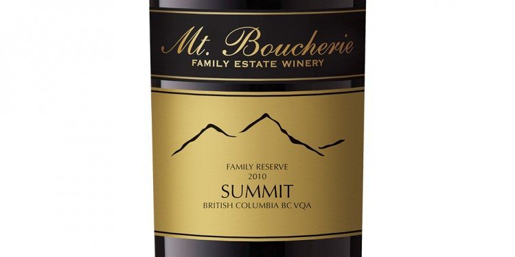 Mt. Boucherie Winery- 2010 Summit Reserve ($28.00)