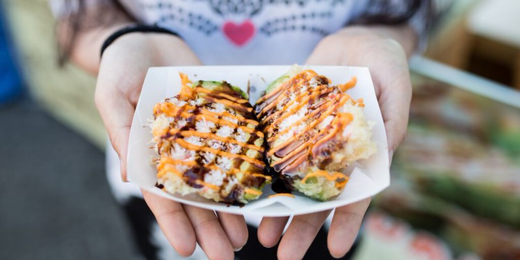 Deep Fried Avocado and Crabmeat 