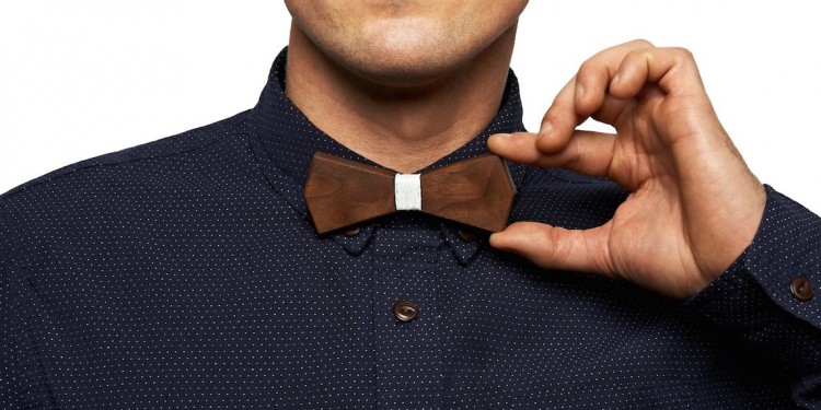 Bo Handcrafted Wooden Bow Tie