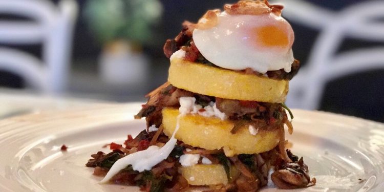 vegetarian polenta stack recipe