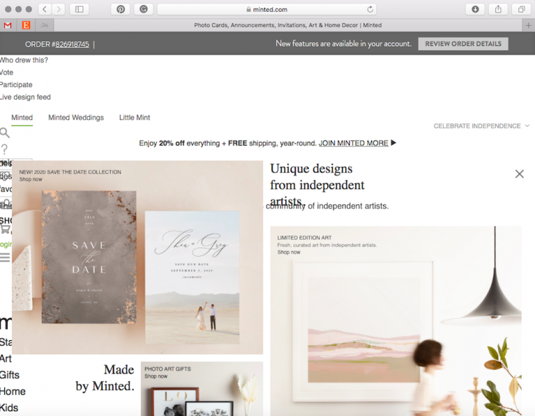Minted Wedding site Review What I Wish I Knew Modern Mix Vancouver