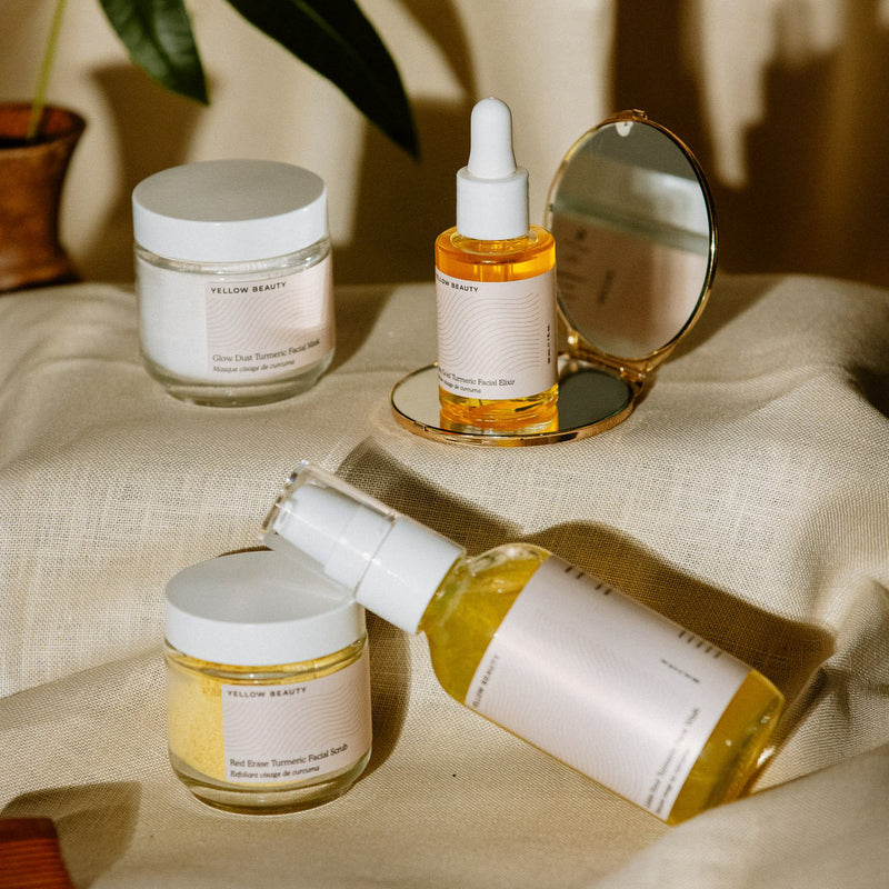 Yellow Beauty turmeric skincare products