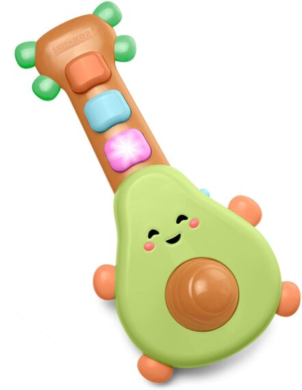 Skip Hop Avocado Guitar Baby Toy