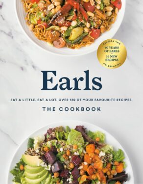 Earls Restaurant 40th Anniversary Edition Cookbook Cover