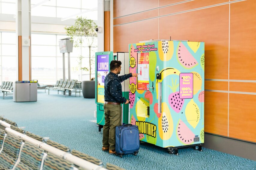 smoothie vending machine vancouver airport